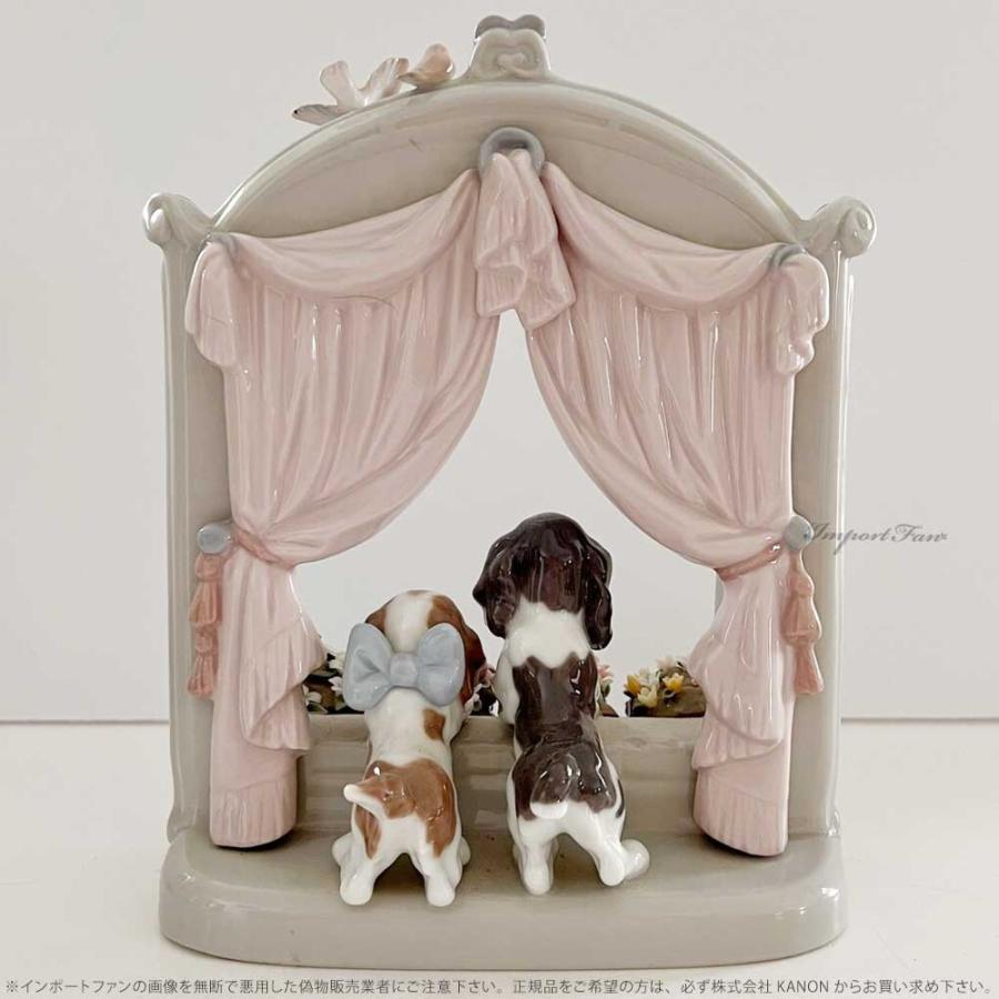 LLADRO（リヤドロ） 可愛いながめ 犬 キャバリア・キング・チャールズ