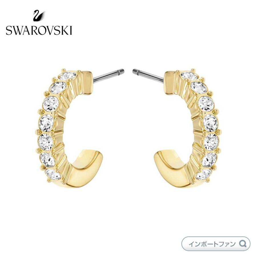 SWAROVSKI（スワロフスキー） ミニフープピアス ゴールド 5022451