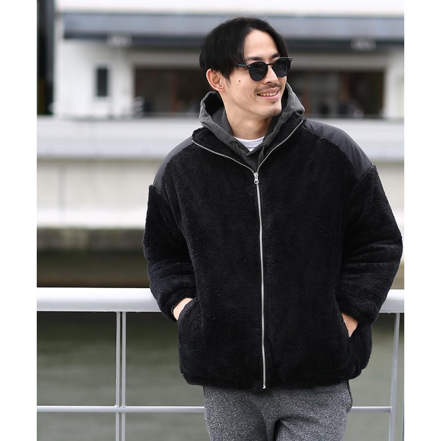 improves（インプローブス） マイクロフリース ボア ジャケット メンズ