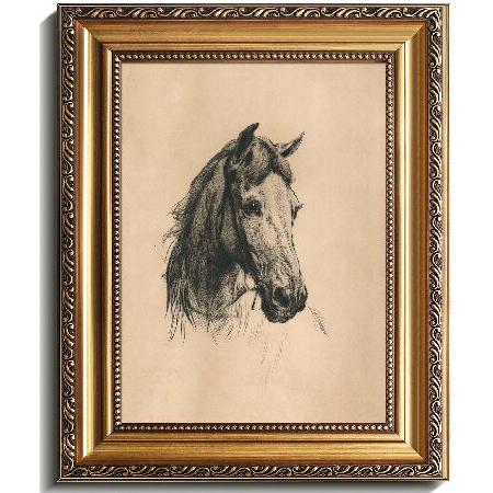 並行輸入品】 uniro ヴィンテージ ゴールドフレームウォールアート