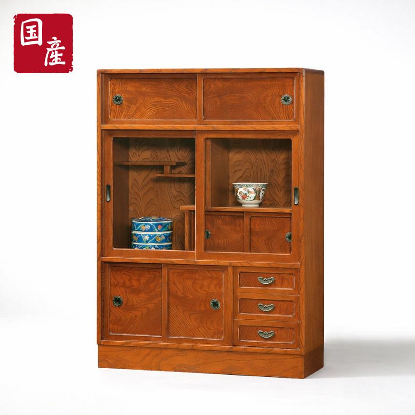 茶タンス 日本製 茶箪笥 国産 茶ダンス 和風 茶棚 高級 リビングボード