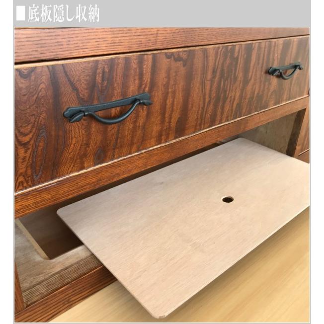 からくりタンス 和風 からくり箪笥 木製 からくりダンス 無垢 からくり