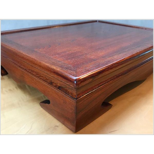 花台 木製 床の間 和風 盆栽台 無垢 飾台 欅 床台 国産 敷板 日本製