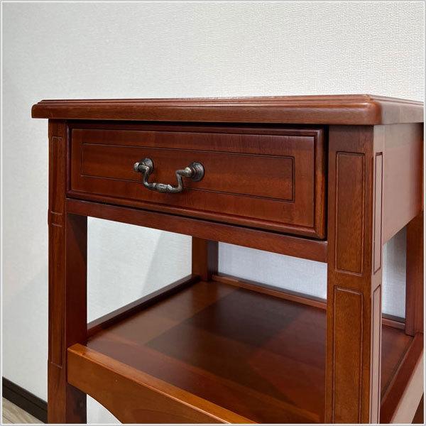 曙工芸製作所 電話台 おしゃれ FAX台 完成品 ファックス台