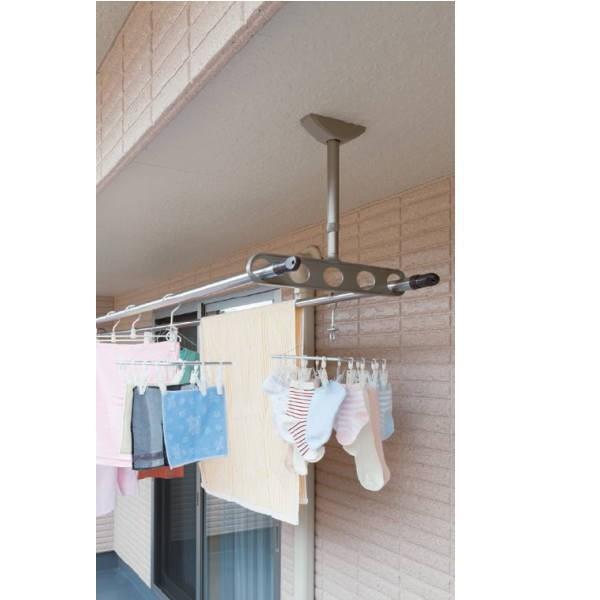 川口技研 ホスクリーン 物干し 軒天タイプ ZA型 ZA-0745 570-640-710