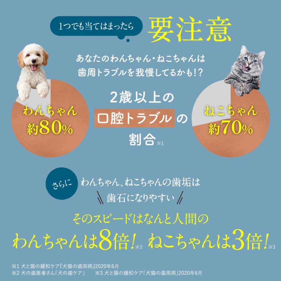 犬猫生活 デンタルふりかけ 公式 犬 猫 歯磨き ふりかけ 口臭 歯垢