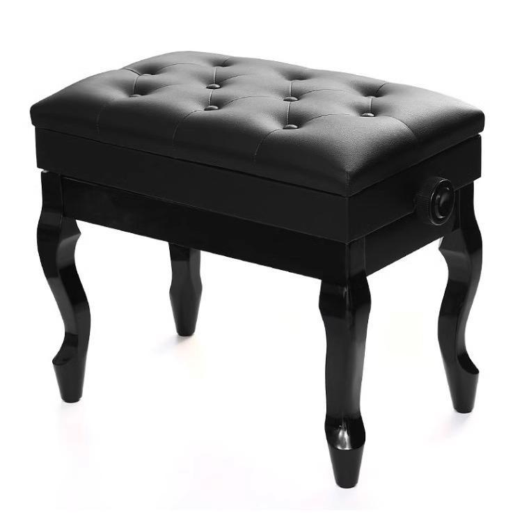 ピアノ椅子 ピアノイス 猫脚 高さ微調整可能 ベンチタイプ コーヒー