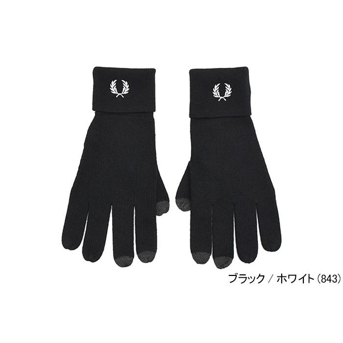 FRED PERRY（フレッドペリー） 手袋 メンズ クラシック メリノ ウール