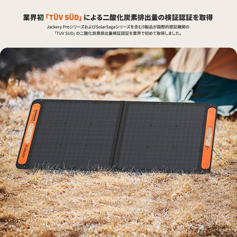 Jackery Jackery SolarSaga 100W JS-100F 両面モデル ソーラーパネル