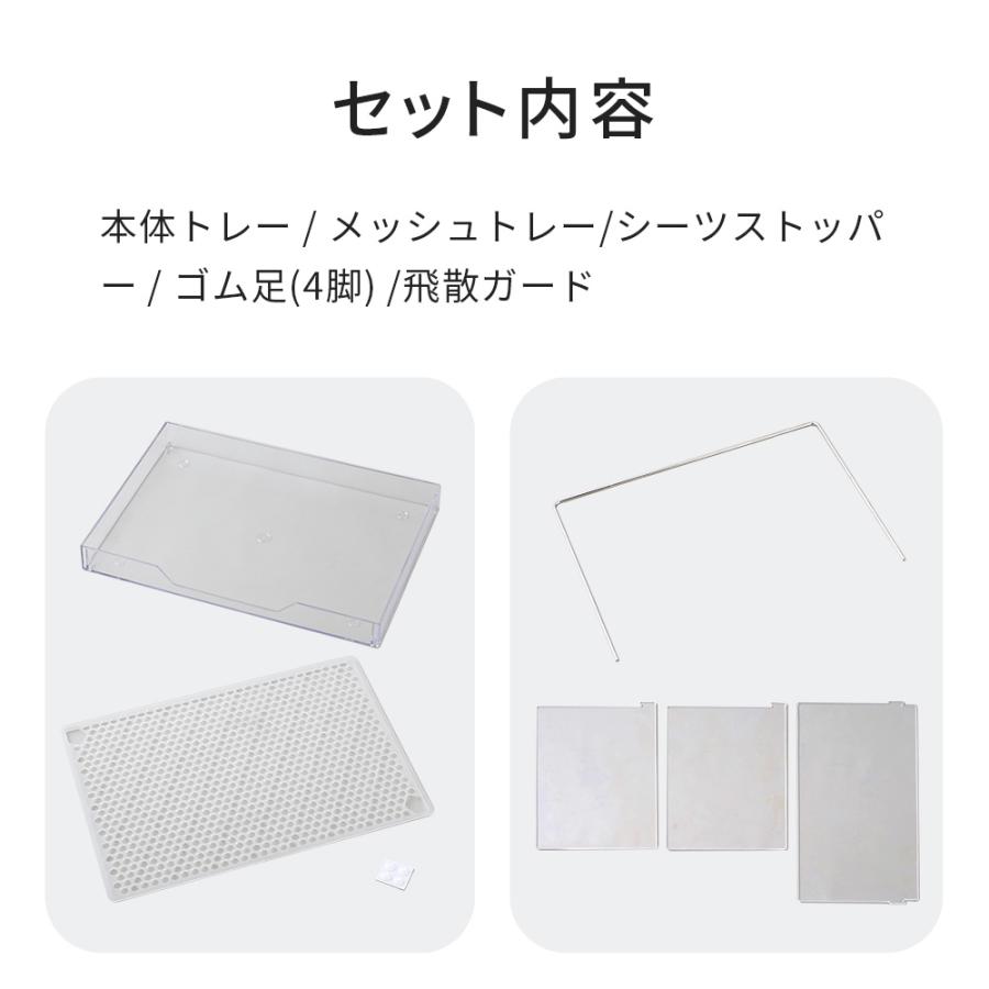 OFT (今月のピックアップセール)[犬用トイレ (飛散ガードセット)クリア