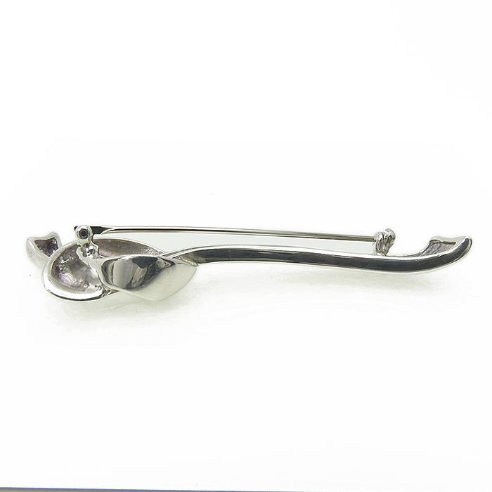 TIFFANY＆Co ティファニー SV925 リボン ピンブローチ ピンバッジ