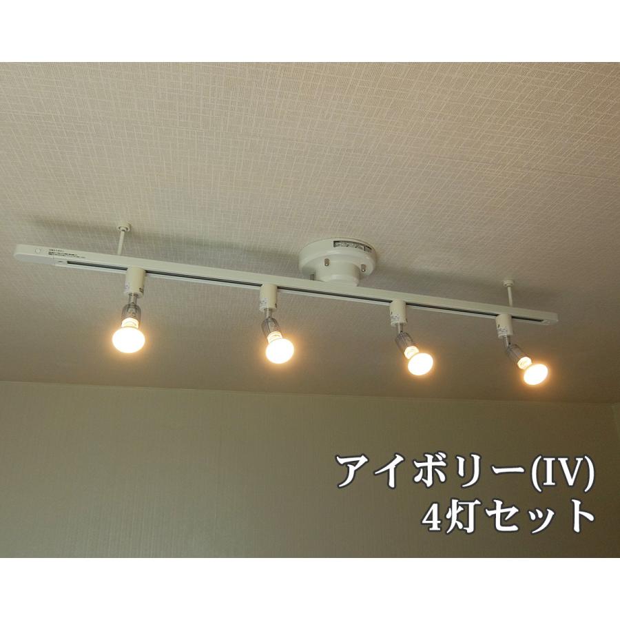 40Wレフ球付 スポットライト ライティングレール ダクトレール セット