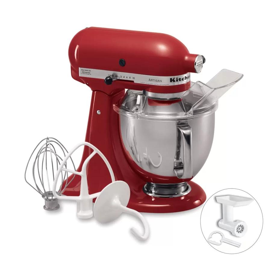 KitchenAid（キッチンエイド） アルチザン スタンドミキサー 4.8L 赤