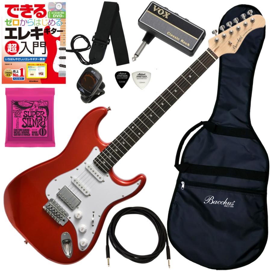 Bacchus ストラトタイプ エレキギター 初心者セット 【公式通販】