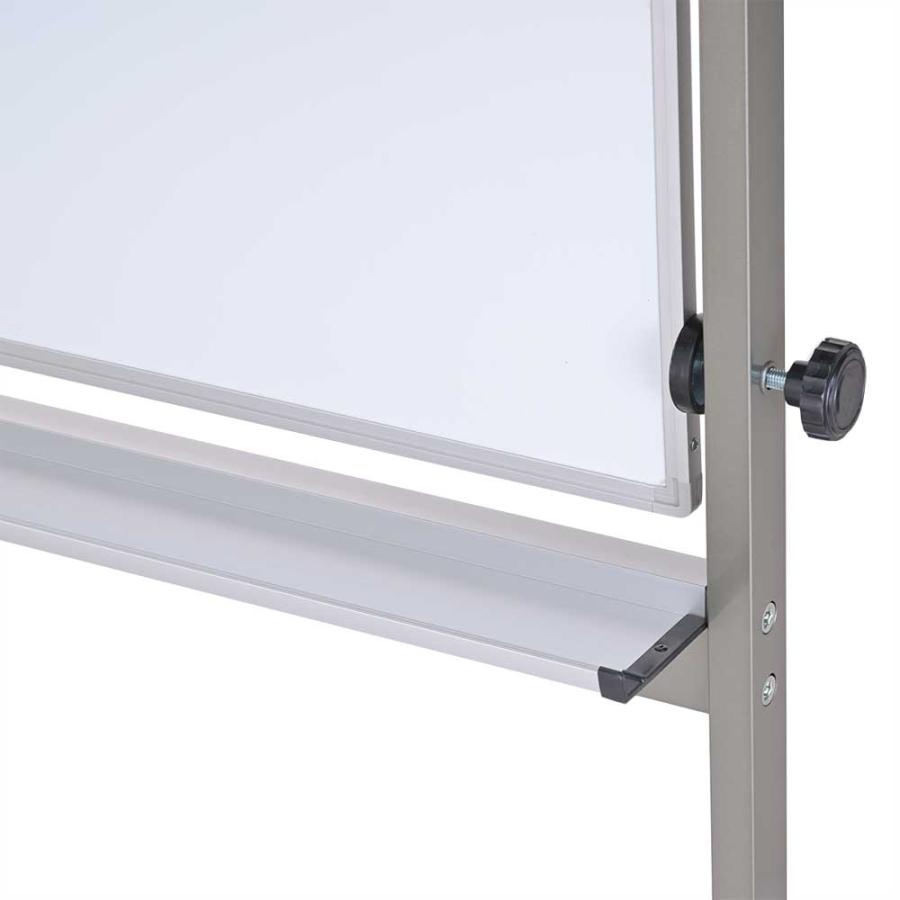 ホーローホワイトボード脚付き W1200×H900 移動式 片面 無地 送料無料