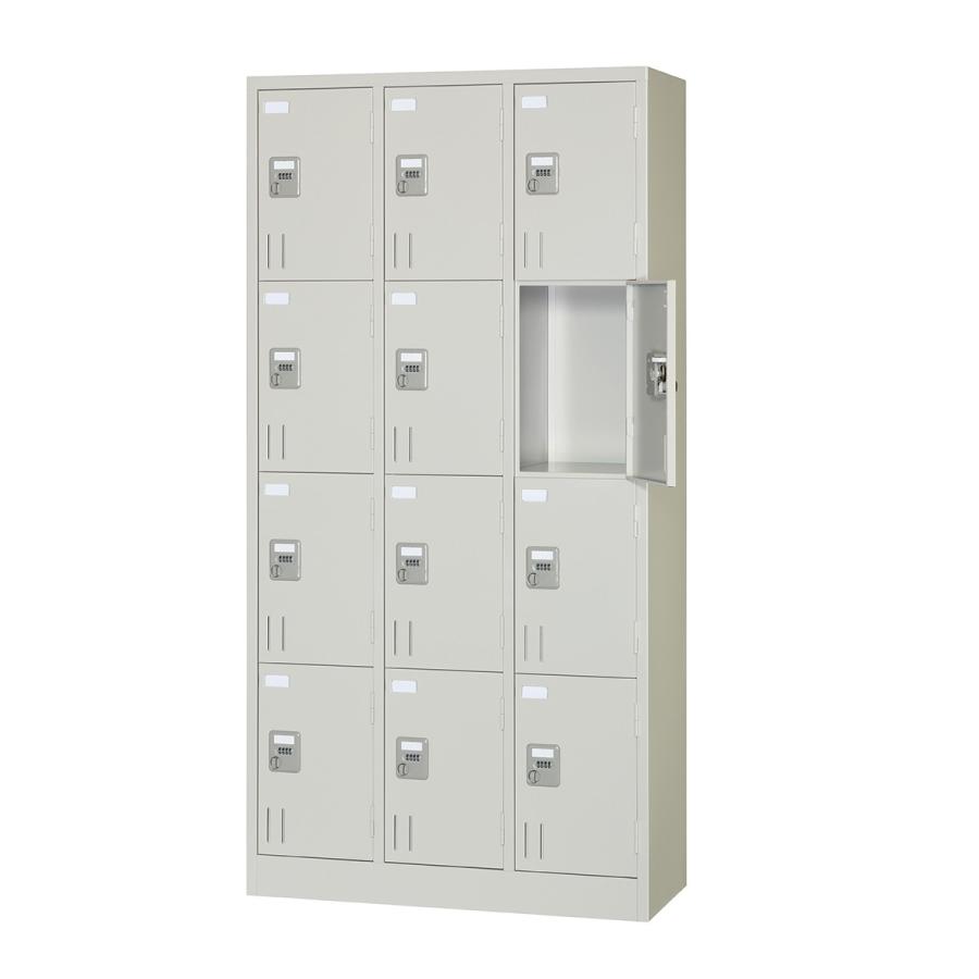 T64 オフィスロッカー 12個収納 グレー T64 オフィスロッカー 12個収納