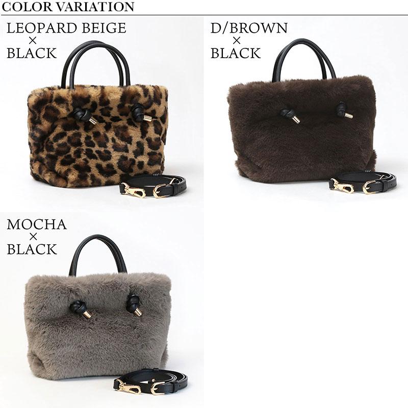 VIOLAd'ORO（ヴィオラドーロ） トートバッグ エコファー レッキス