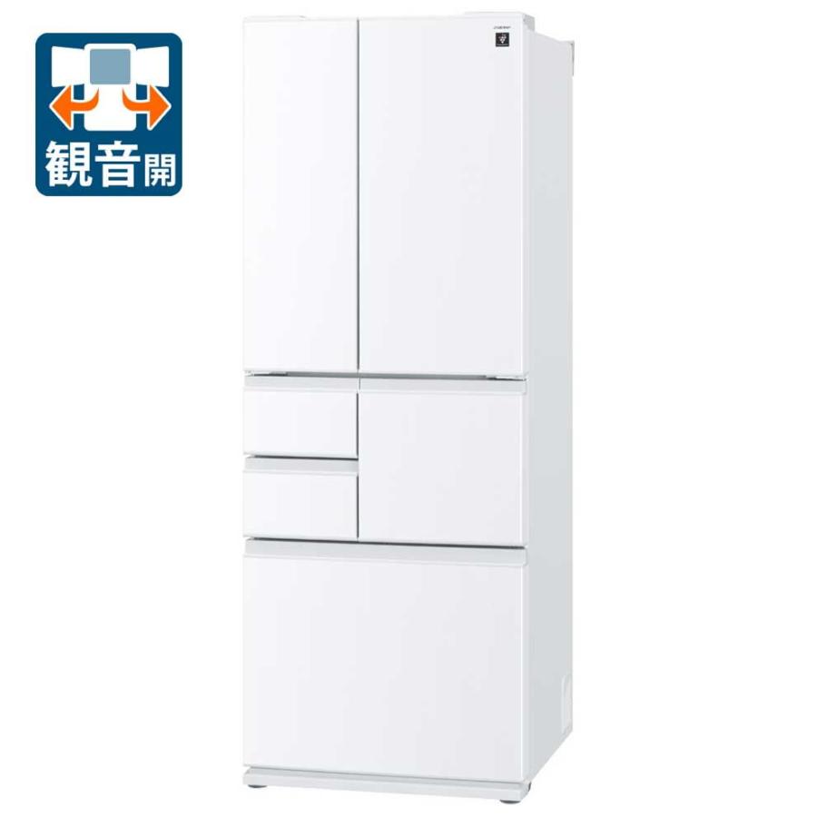 SHARP（シャープ） (標準設置無料 設置Aエリアのみ) 502L 6ドア冷蔵庫