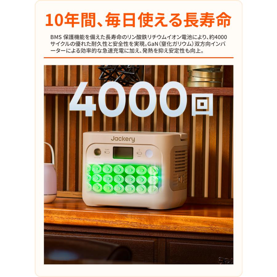 Jackery 【2/7 0:00から 42%OFFクーポン】Jackery ポータブル電源 1000