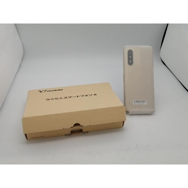 らくらくスマートフォンa A401FC ゴールド SIMフリー FCNT らくらく