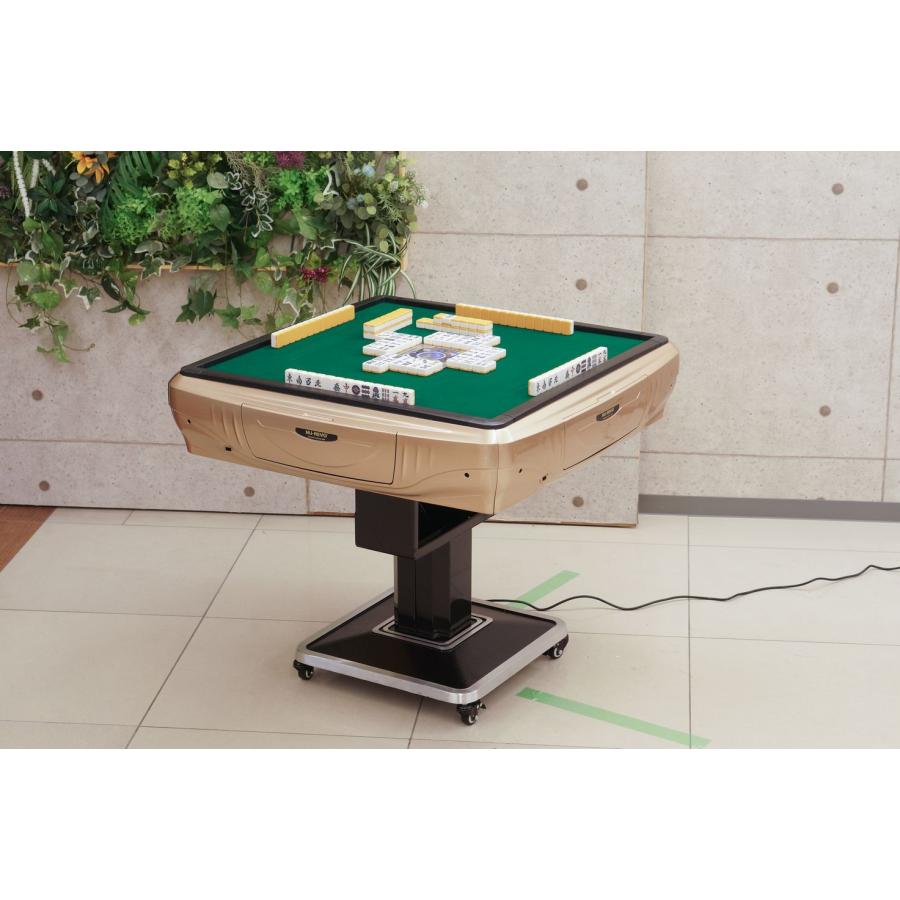 R2127全自動麻雀卓 家庭用折りたたみ 麻雀卓 全自動卓33mm ゴールド