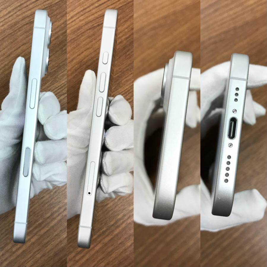 iPhone ☆中古 バッテリー100％ SIMフリーiPhone16 128GB ホワイト