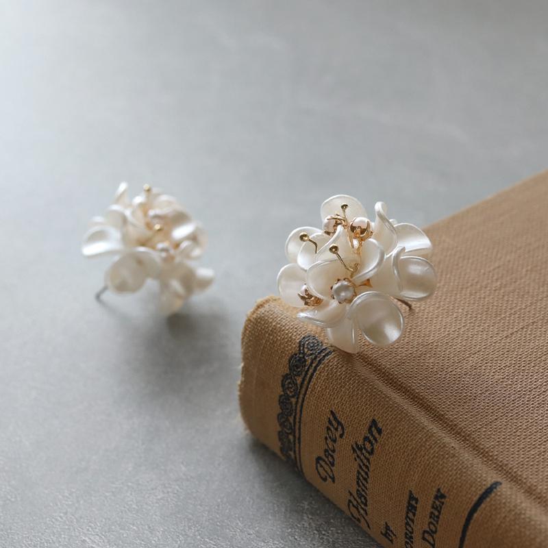 Jewel VOX ピアス イヤリング ニッケルフリー パール 花 フラワー