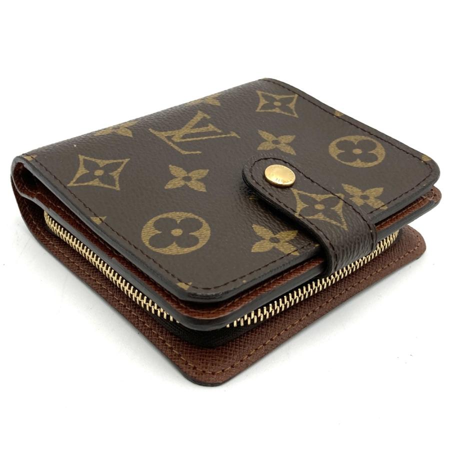 LOUIS VUITTON（ルイ・ヴィトン） 美品 M61667 コンパクトジップ 財布