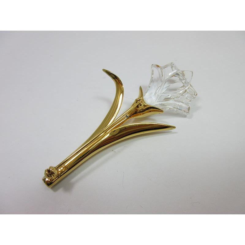 スワロフスキーブローチお花