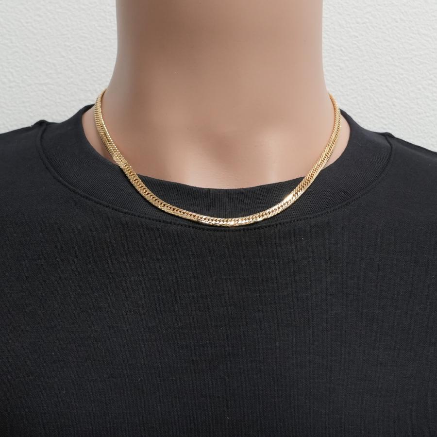 喜平 ネックレス K18 トリプル Mカット 27g 45cm 造幣局検定マーク