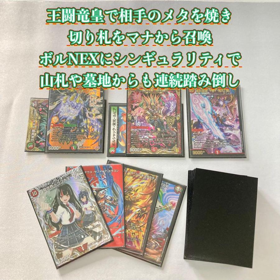 王闘ボルシャックRX デッキ スリーブ、デッキケース付き デュエマ 本格