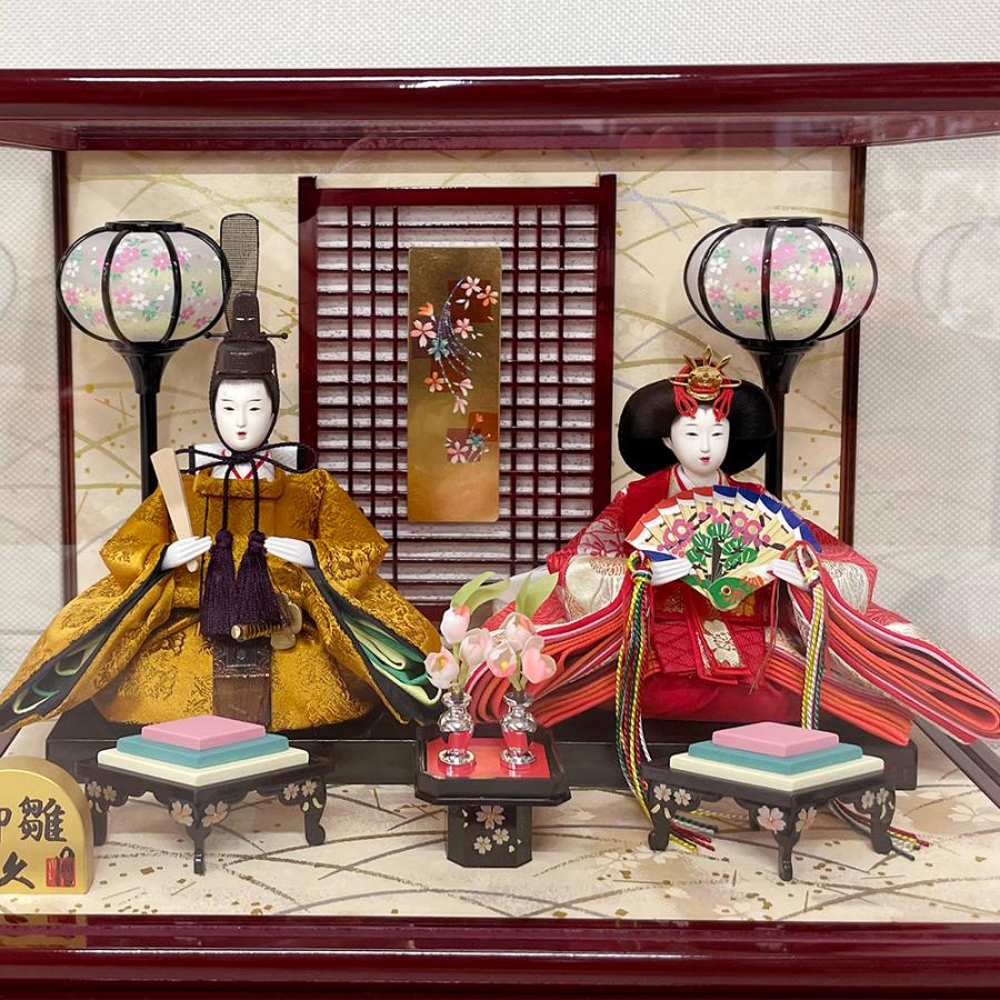 日本人形 ガラスケース入り 和装 W‼️新藤娘市松人形 ケース付き 伝統的