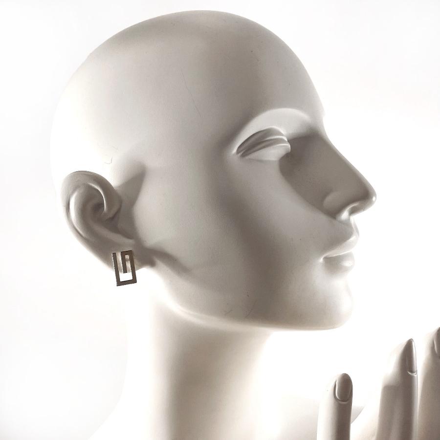 GUCCI（グッチ） ピアス Gロゴ スクエア シルバー925 アクセサリー