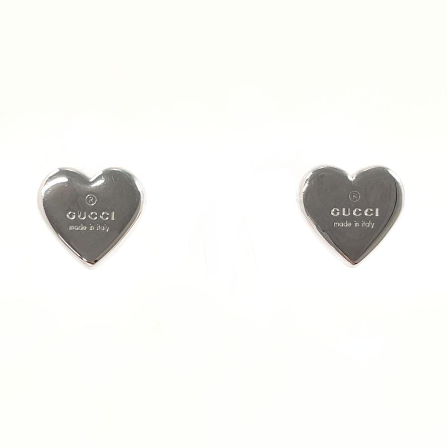 GUCCI（グッチ） ピアス トレードマークハート ロゴ シルバー925