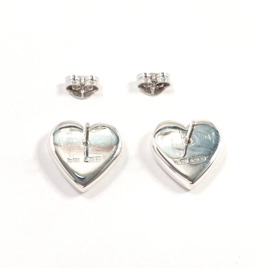 GUCCI（グッチ） ピアス トレードマークハート ロゴ シルバー925