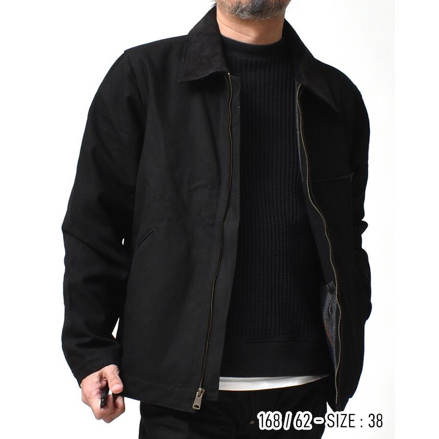 ワークジャケット メンズ アメカジ 大きいサイズ カバーオール ジップ