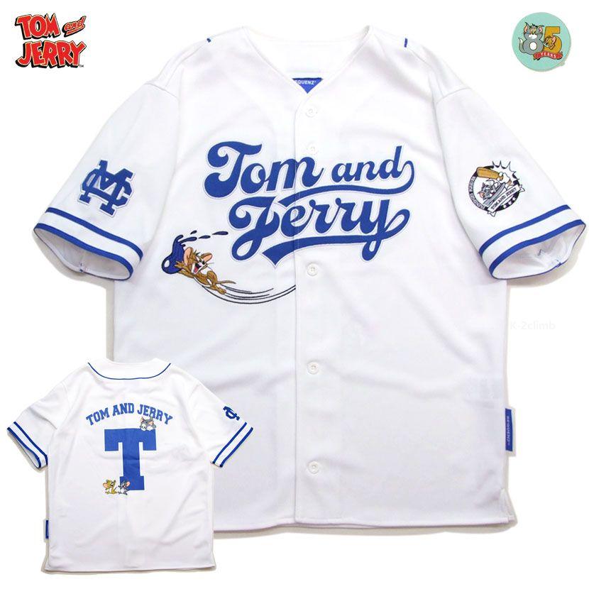 トムとジェリー ベースボールシャツ SEQUENZ シークエンス 男女兼用の