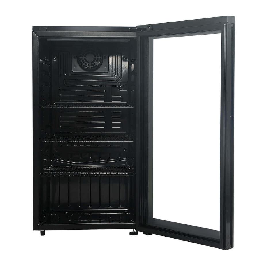 立春セール!!】95L 黒 業務用冷蔵ショーケース ブラック【HJR-SNR95BK