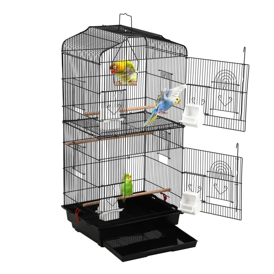 仕切り付き 鳥かご バードケージ 鳥小屋 複数飼い 大きいケージ 大型