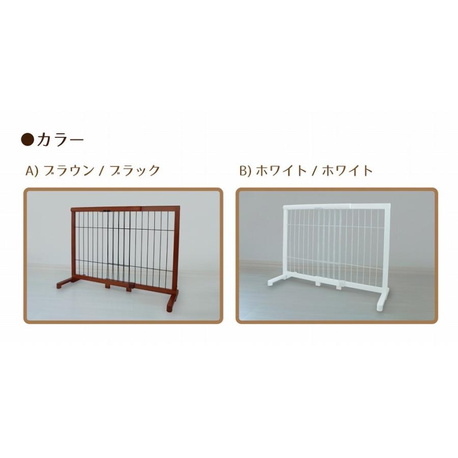 ペットゲート ペットフェンス（高さ70cmハイタイプ）犬用 木製 伸縮