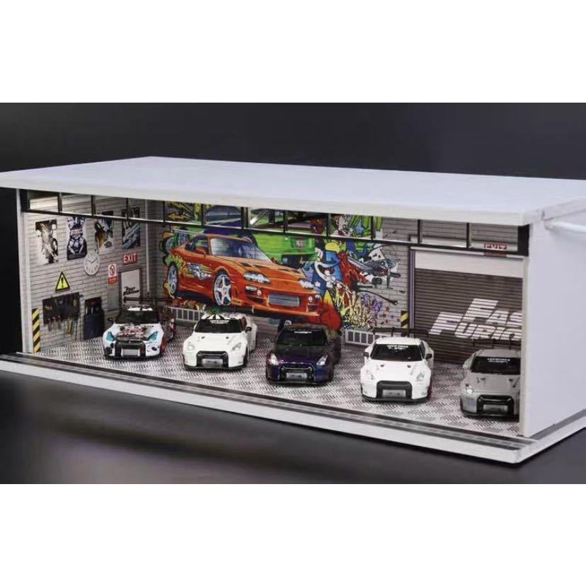 kazu・オーダー品・1/43パドック・ディスプレーBOX / ジオラマ kazu