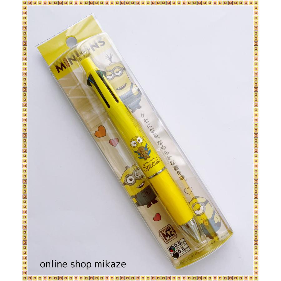 ジェットストリーム USJ ミニオン 多機能ボールペン 4&1 お土産 グッズ