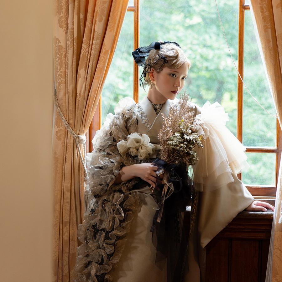 最新作】プレタ振袖セット/DK-001B/Ryusa rose/リューサローズ