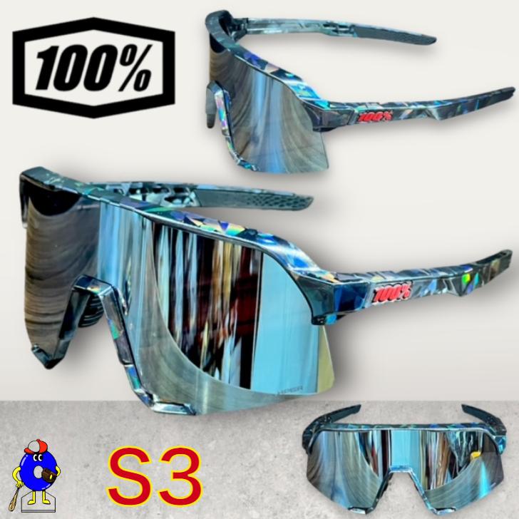 100% サングラス S3 正規品 野球 自転車 ワンハンドレッド 100