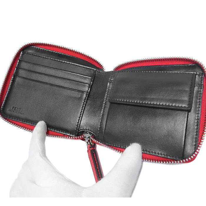 FENDI（フェンディ） 【送料無料 美品】 ラウンドファスナー 二つ折り