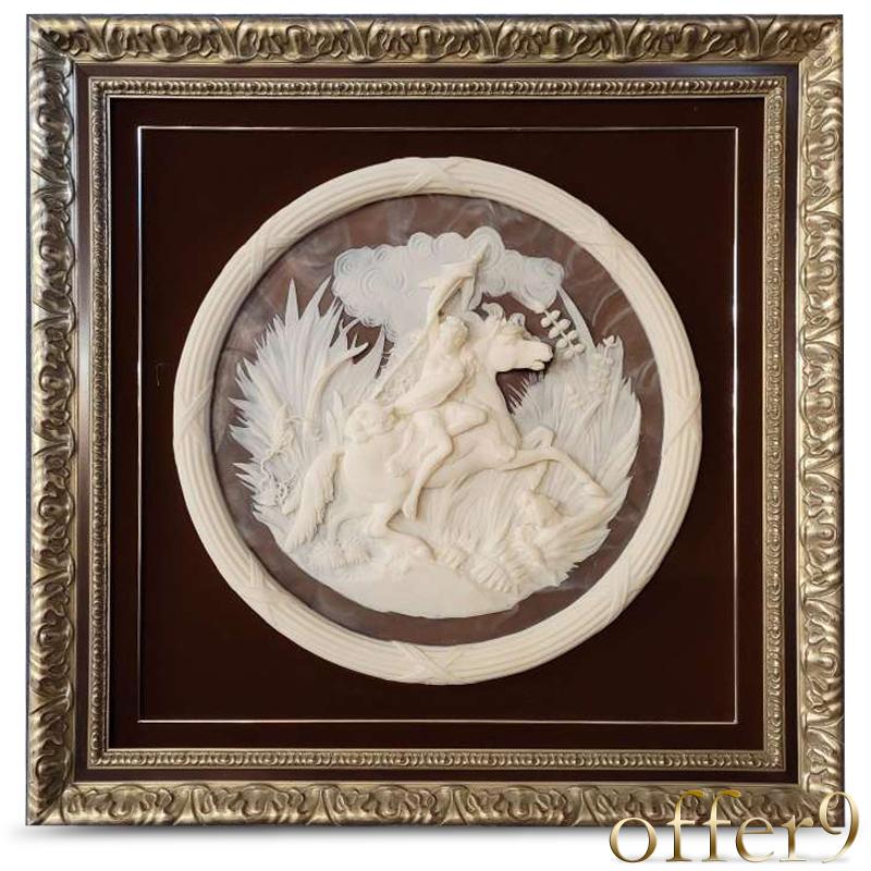 1点もの】アンティーク インコレイストーン カメオアート インテリア