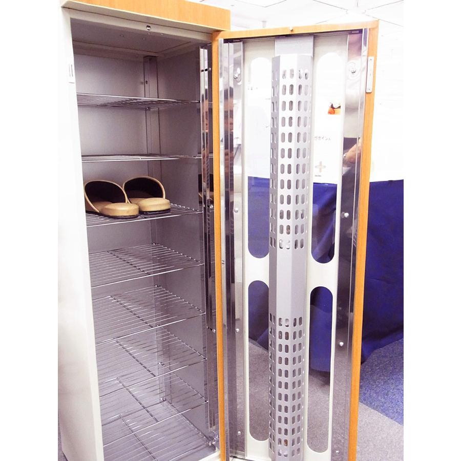 クリーンボックス スリムエイト 8足用 DM-SLT 木目 (15分消灯タイマー