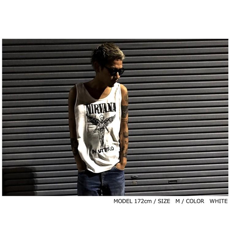 NIRVANA 「ニルヴァーナ」「INUTERO」「インユーテロ」 タンクトップ