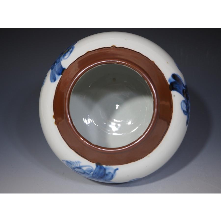 富本憲吉 【人間国宝】 ≪染付梅模様壷≫ 共箱 ○なんでも鑑定団で出品