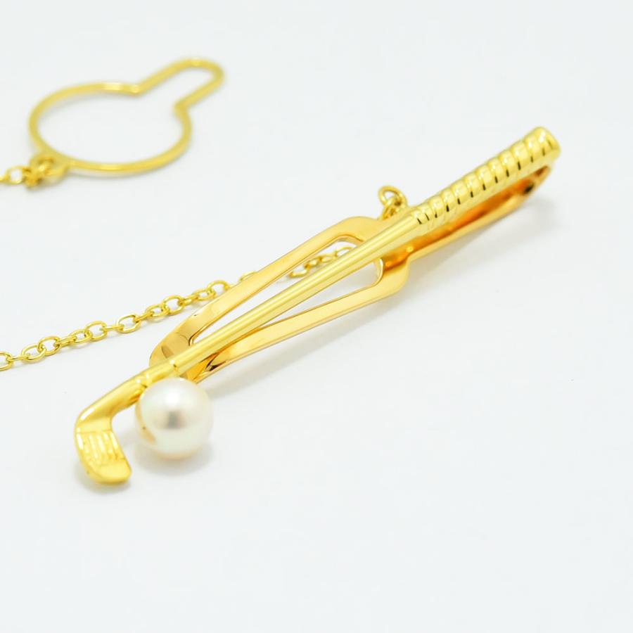 MIKIMOTO（ミキモト） タイピン ネクタイピン タイクリップ アイアン